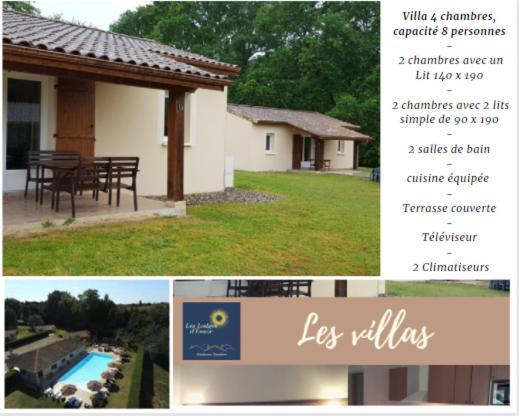 Hotel Les Lodges D'Eauze Bagian luar foto